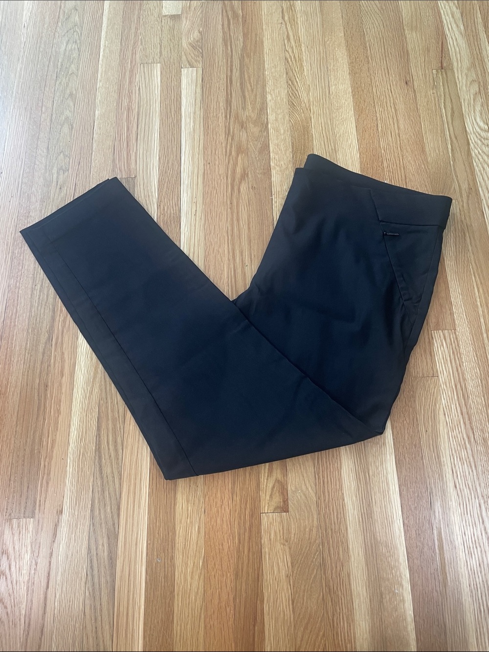 Anne Klein Black Slim Dress Pant with Elastic Band